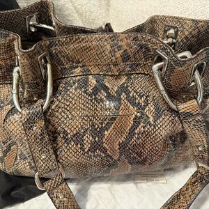 Makowsky Snake Print Bag.